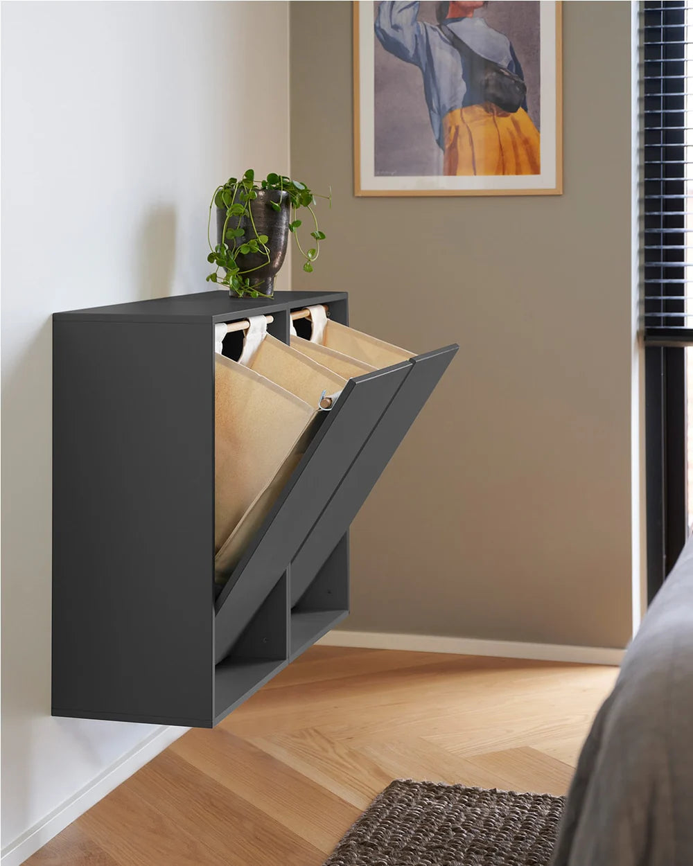 Boîte à linge élégante