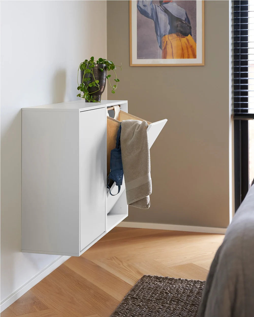 Boîte à linge élégante