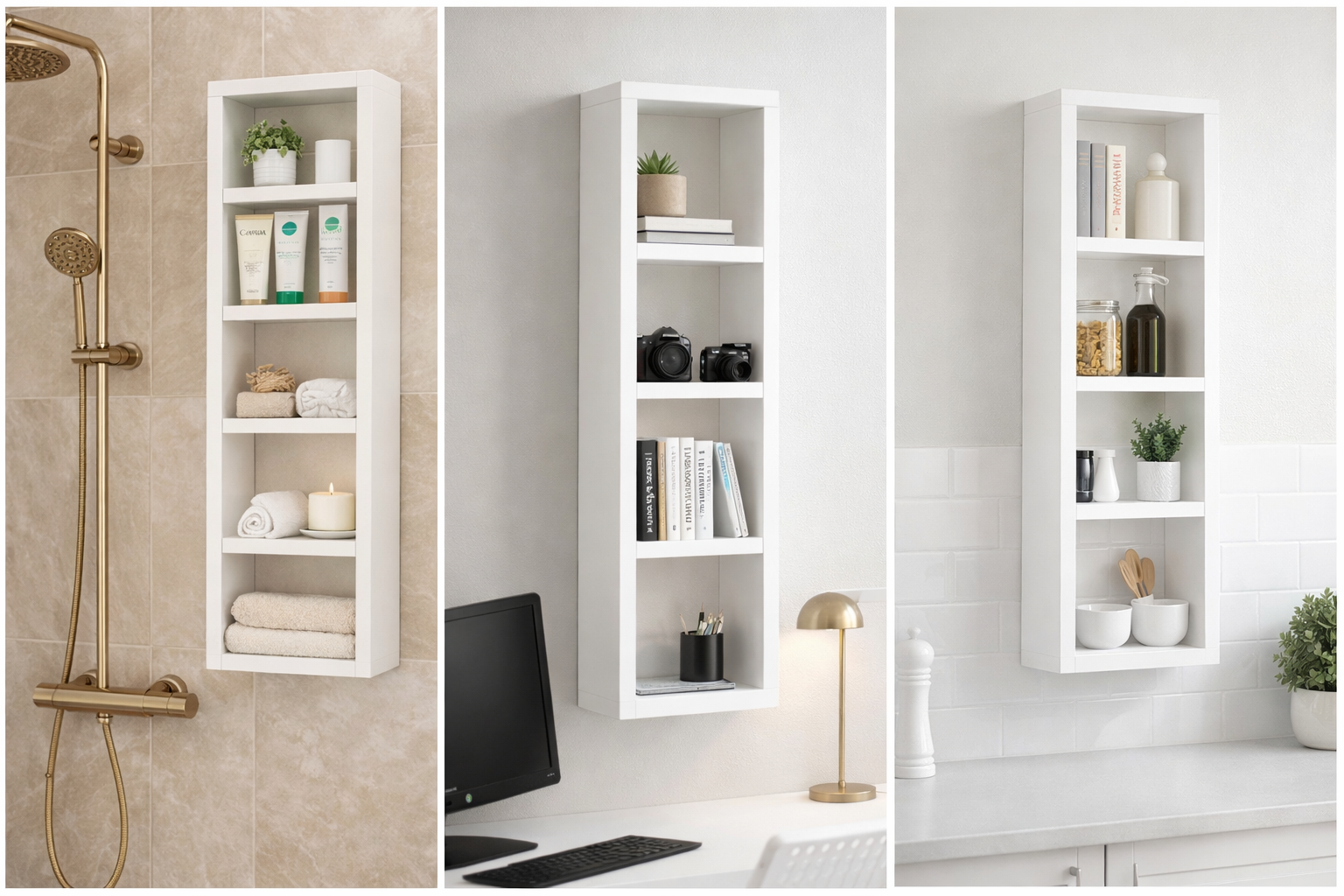 Étagère Murale Multi-Usages