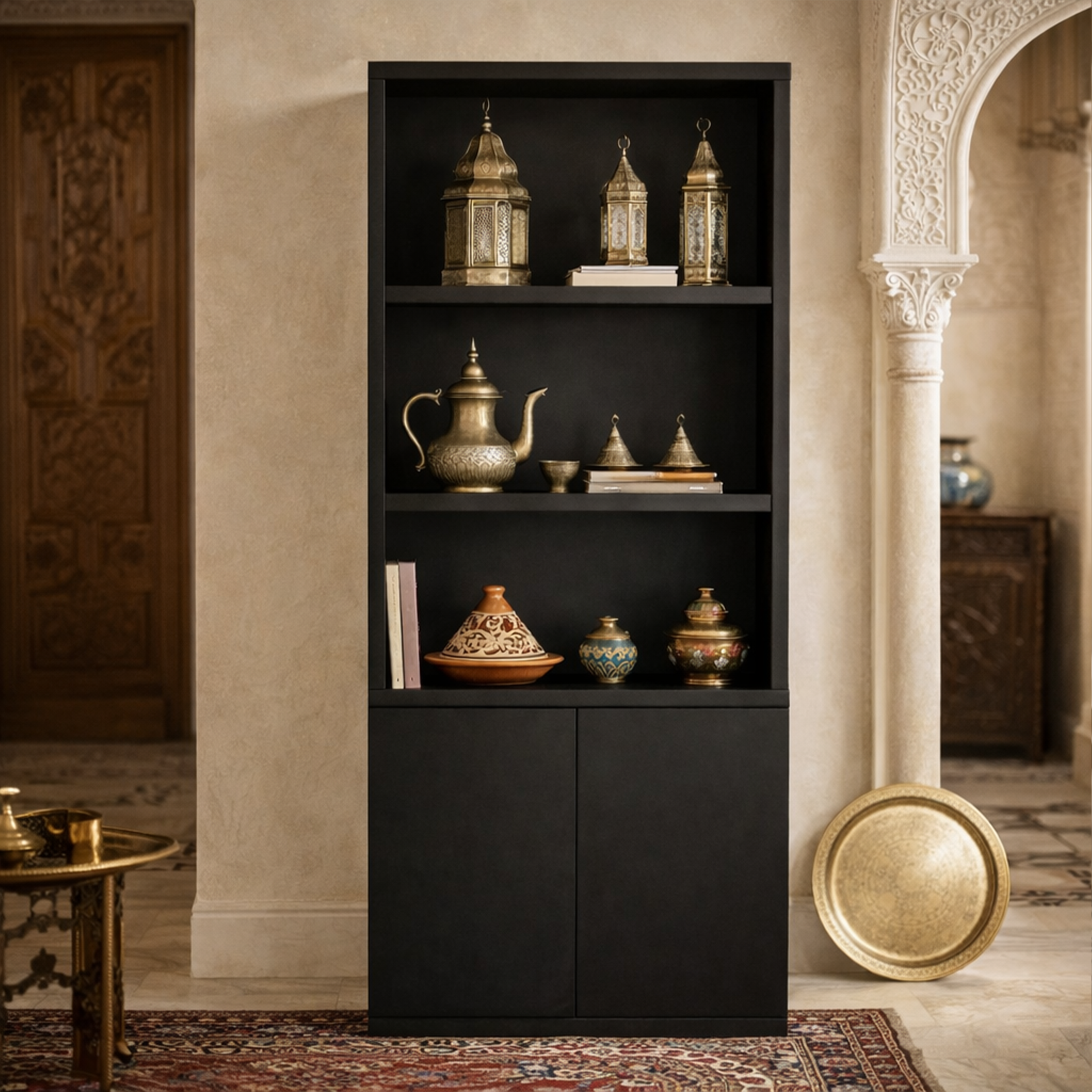 Savanna 5-Shelf Tall Bookcase