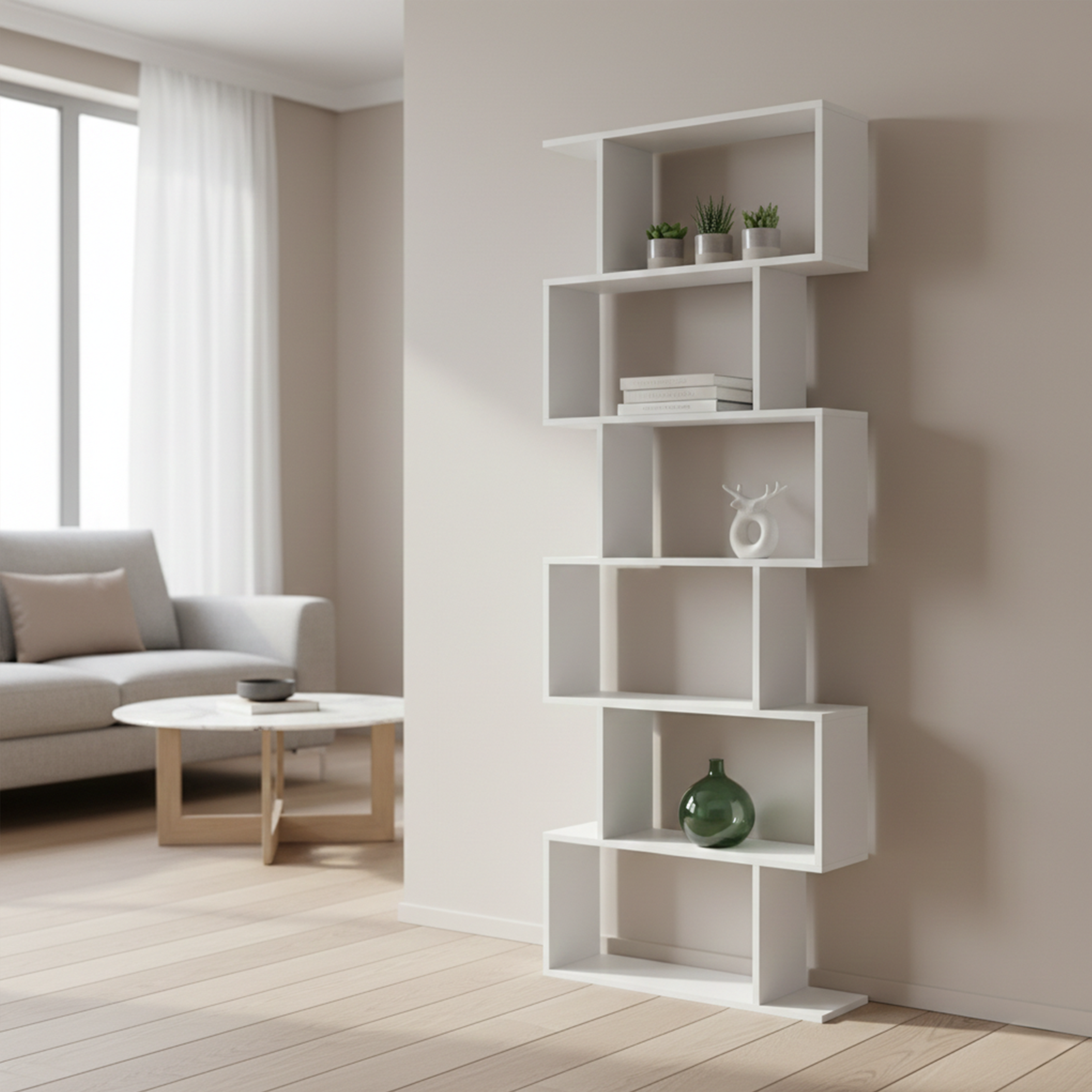Etagère en S 6 niveaux