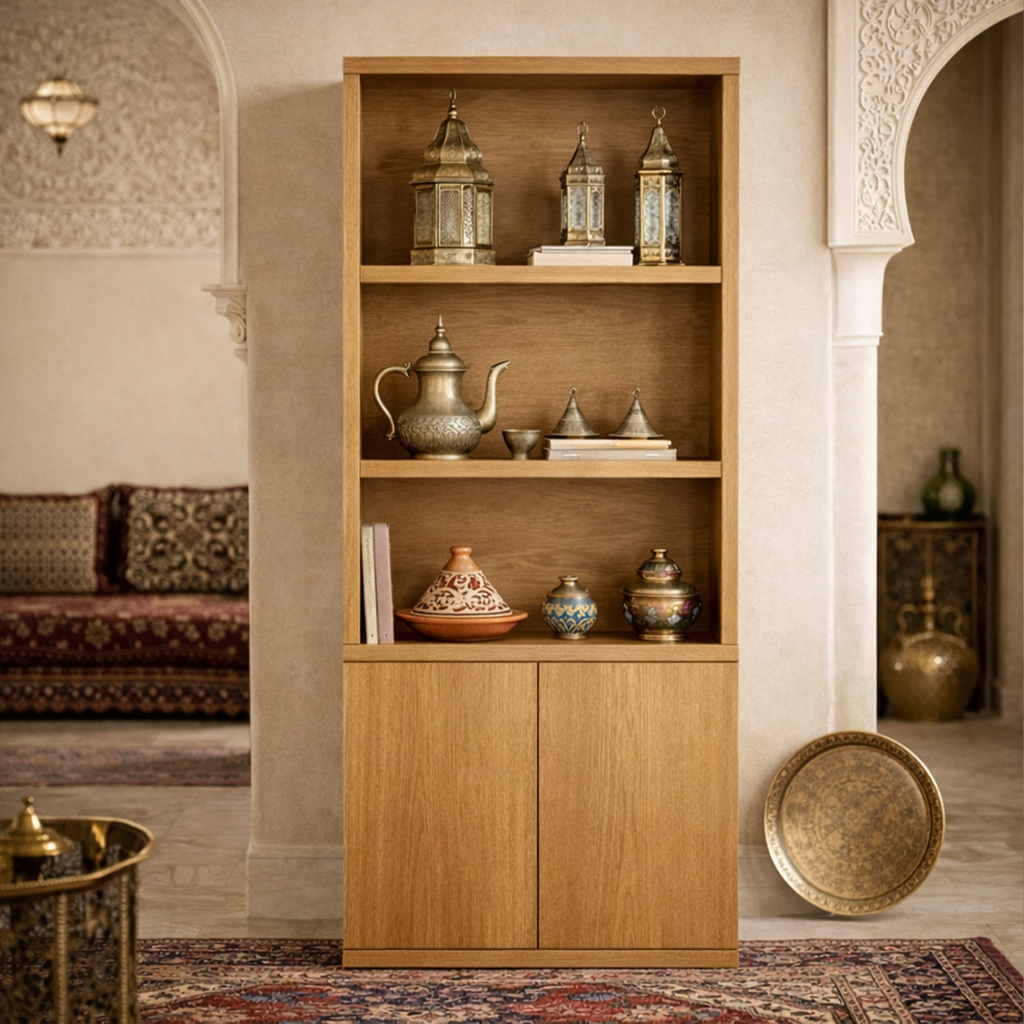 Savanna 5-Shelf Tall Bookcase