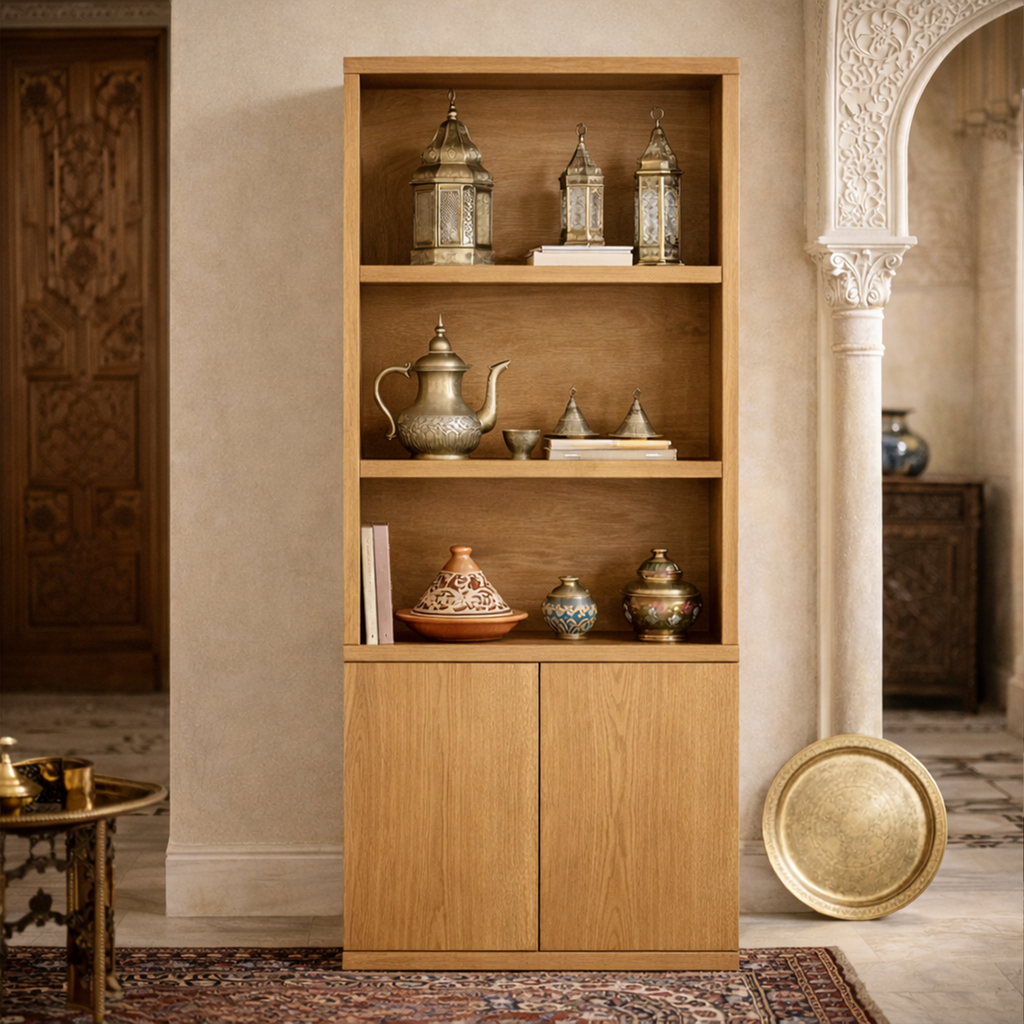 Savanna 5-Shelf Tall Bookcase