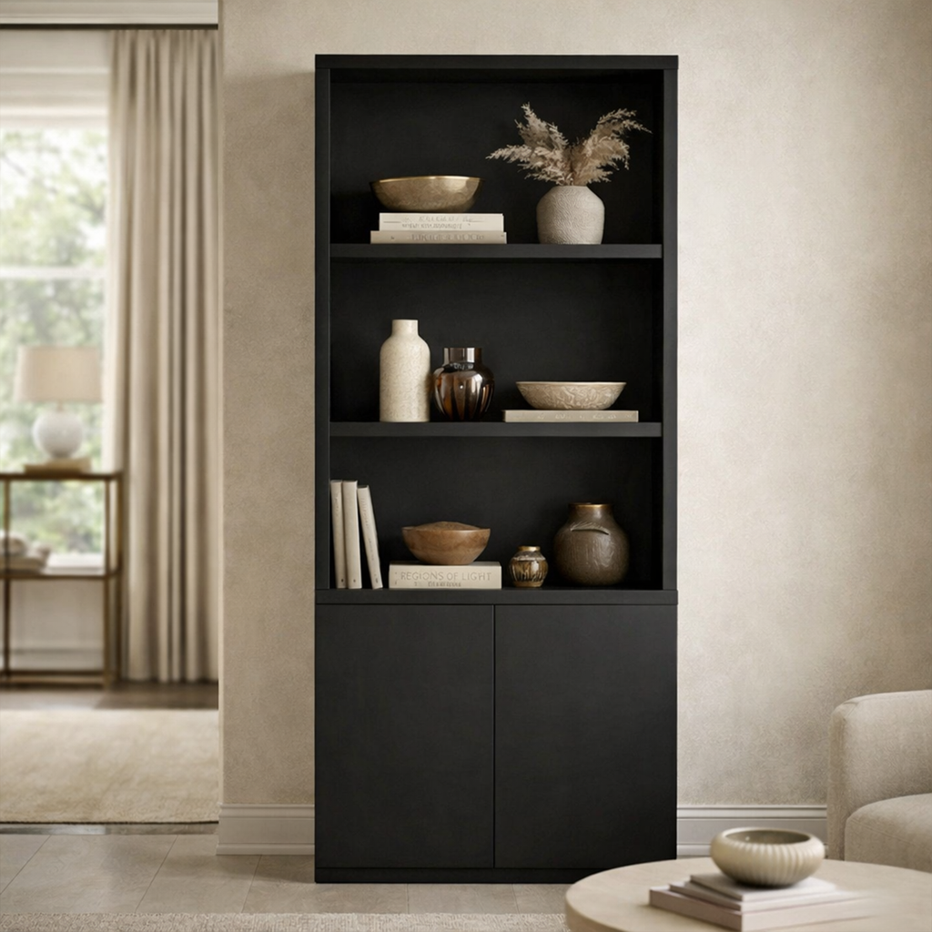 Savanna 5-Shelf Tall Bookcase