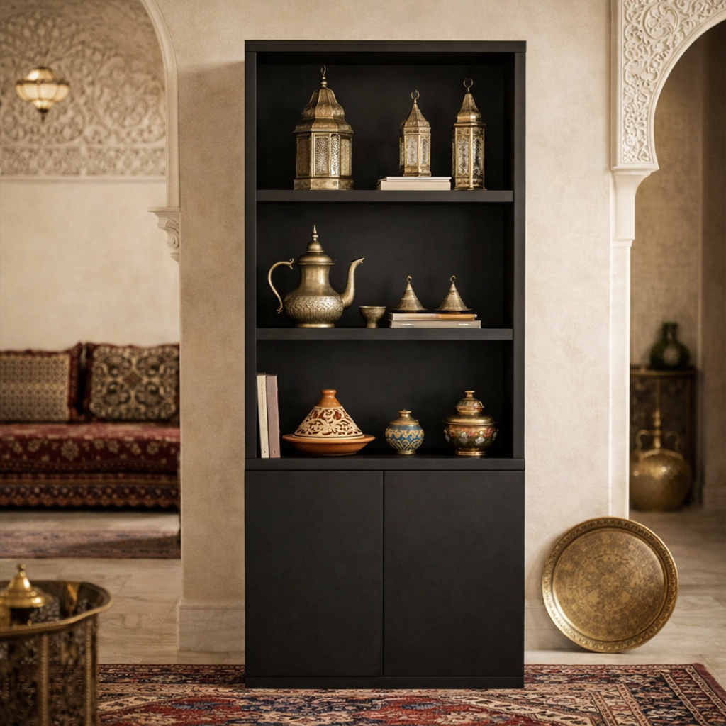 Savanna 5-Shelf Tall Bookcase