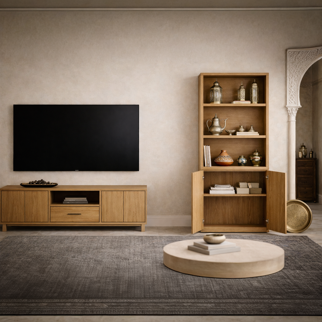 Savanna 5-Shelf Tall Bookcase
