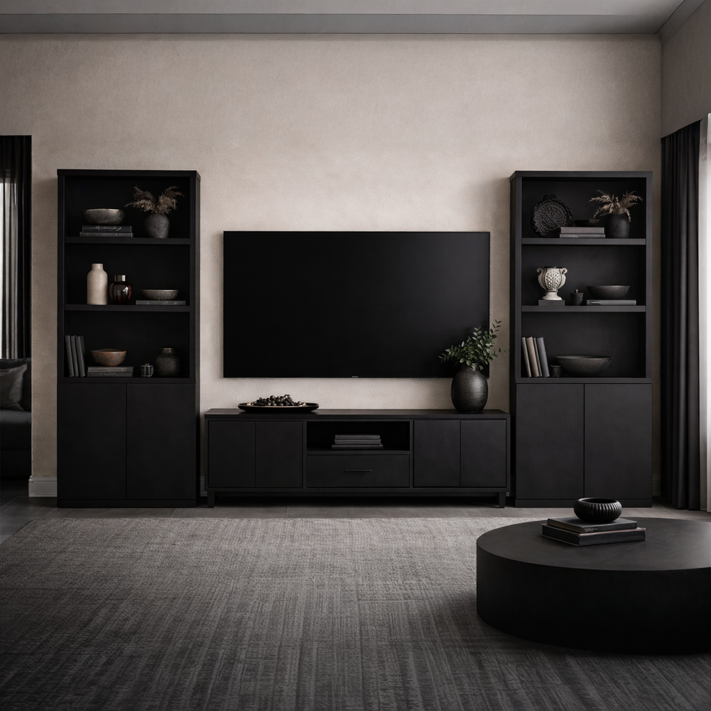 Savanna 5-Shelf Tall Bookcase
