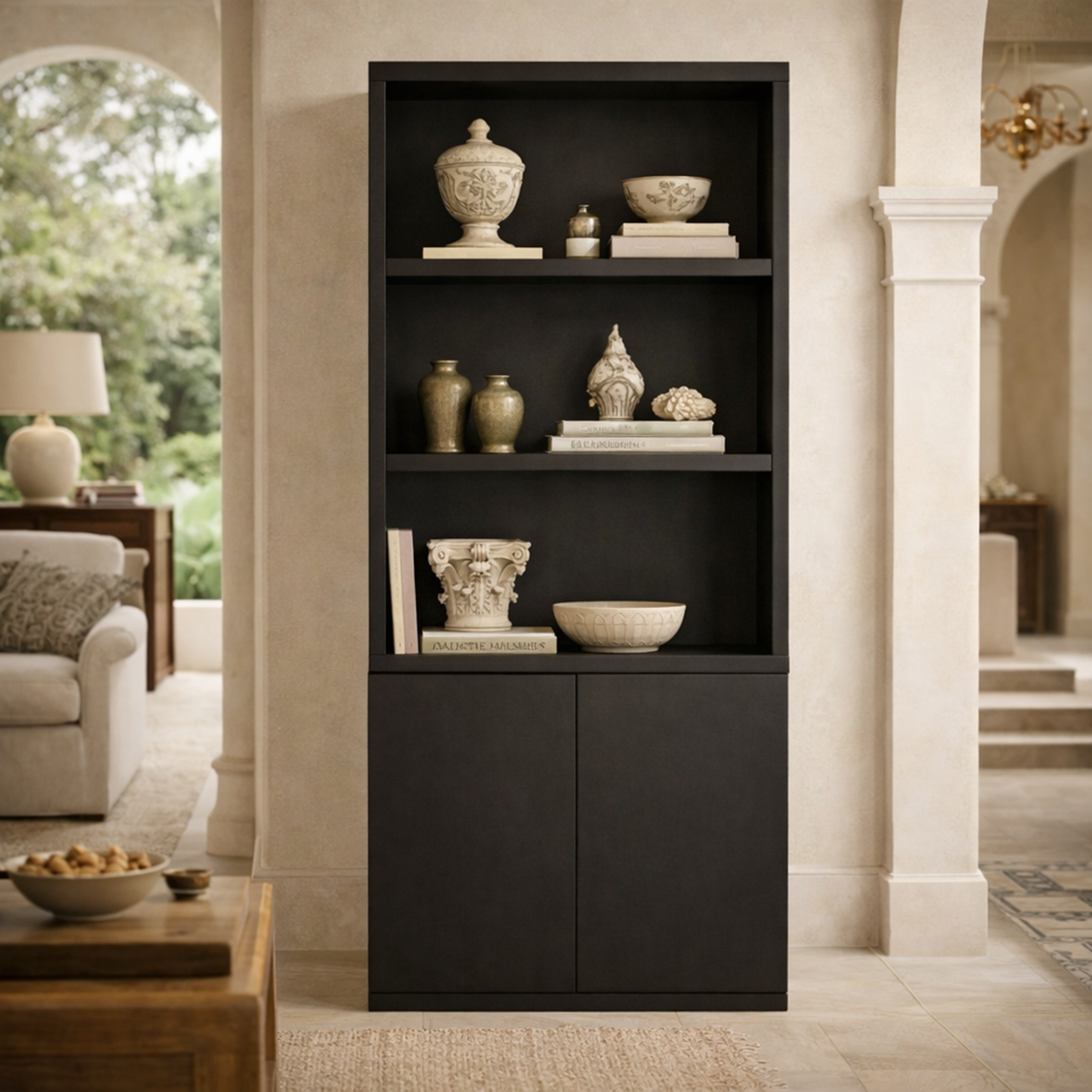 Savanna 5-Shelf Tall Bookcase