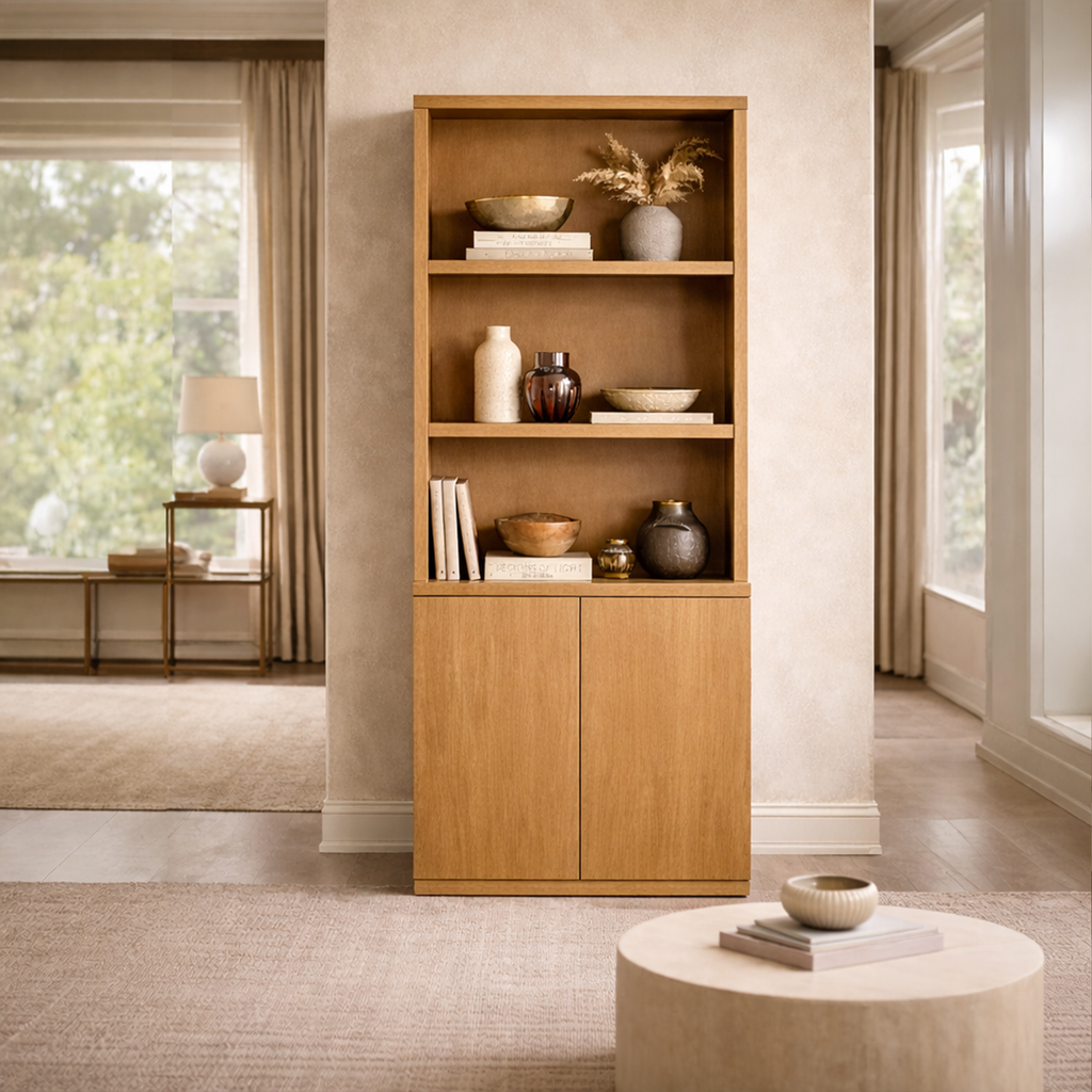 Savanna 5-Shelf Tall Bookcase