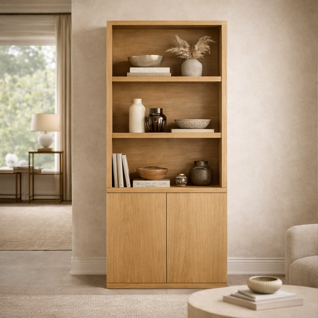 Savanna 5-Shelf Tall Bookcase