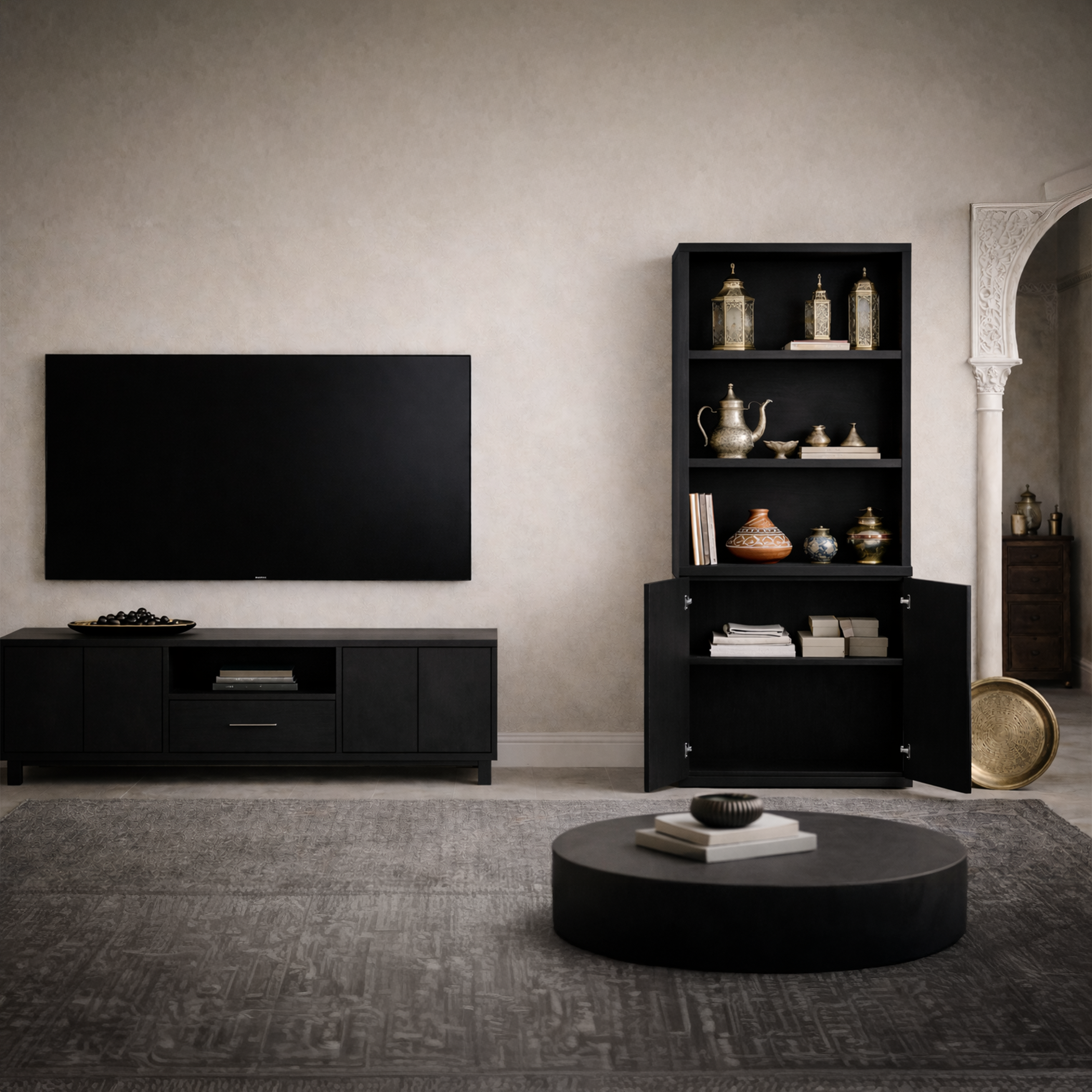 Savanna 5-Shelf Tall Bookcase